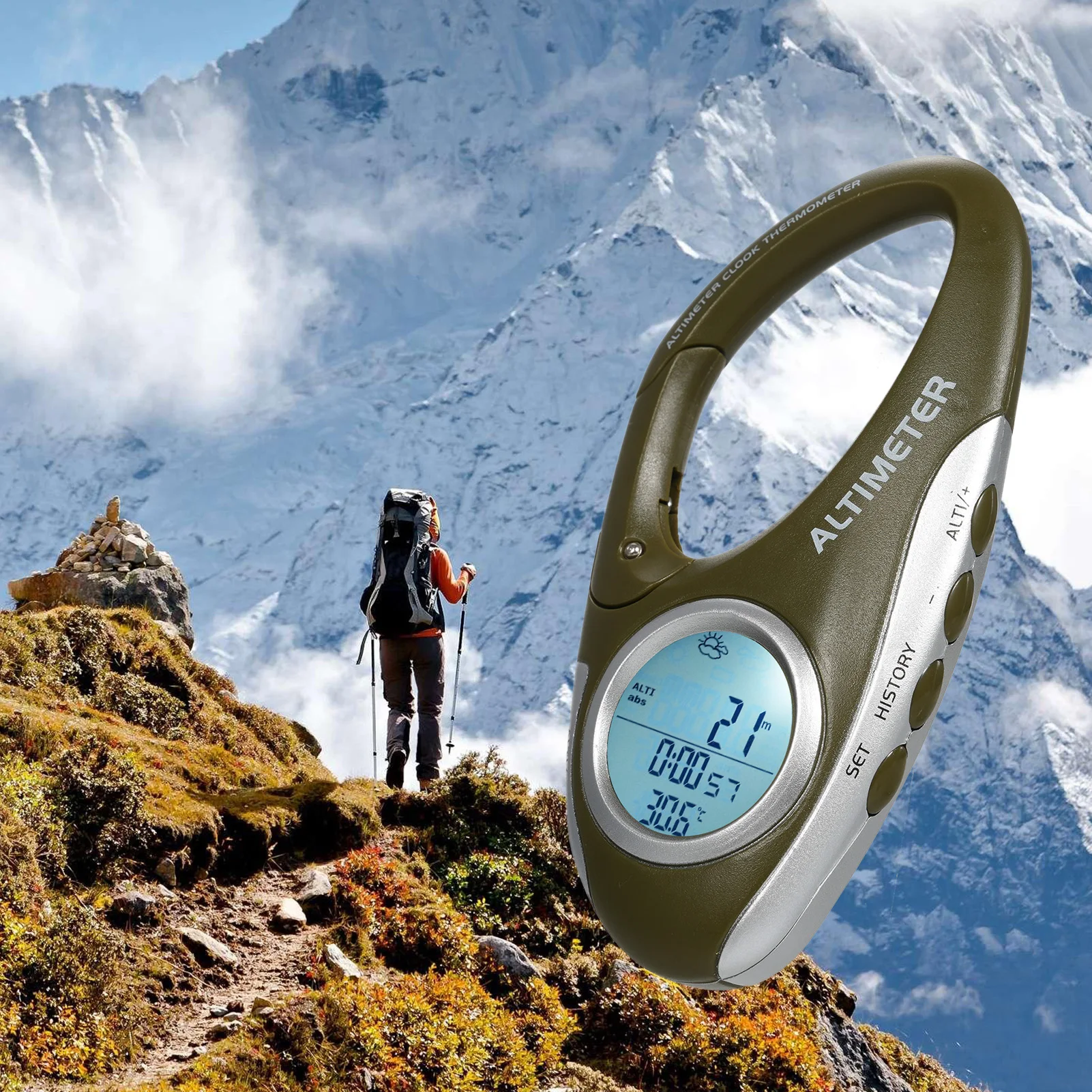 Electronic Altimeter Carabiner - огляд і ціна Electronics And Gadgets Ce