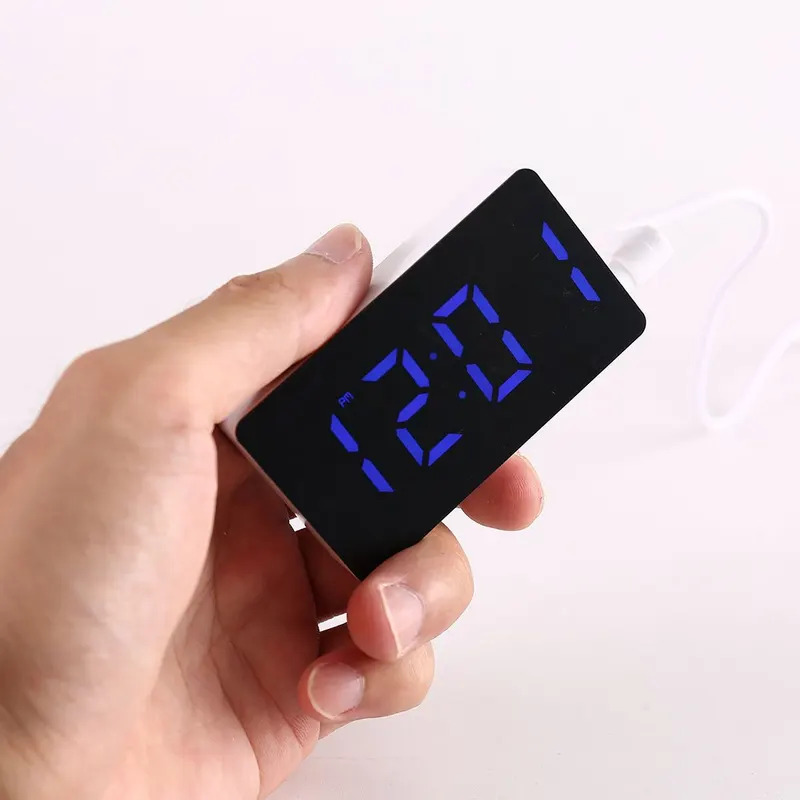 LED Electronic Watch Mirror Al - огляд і ціна Electronics Gadgets Wholesale
